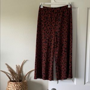 Forever21 Cheetah Print Culottes